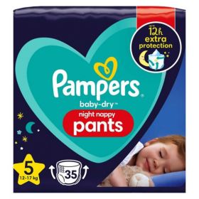 Pampers Night Pants Μέγεθος 5, (12kg-17kg) - 22 Πάνες-Βρακάκι