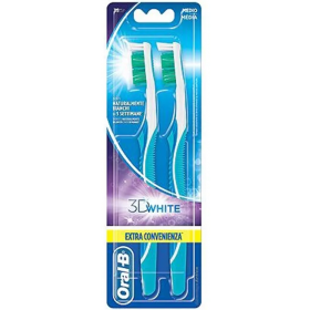 ORAL-B 123 ΟΔΟΝΤΟΒΟΥΡΤΣΑ COMPLETE CLEAN 3D WHITE 35 ΜΕΤΡΙΑ. (1+1)