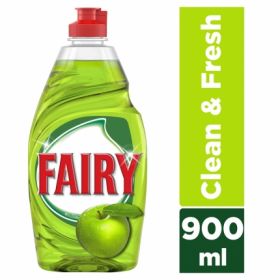 Fairy Clean & Fresh με άρωμα Μήλου υγρό πιάτων 900ml