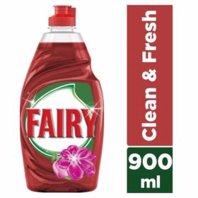 Fairy Clean & Fresh με άρωμα Λουλουδιών υγρό πιάτων 900ml