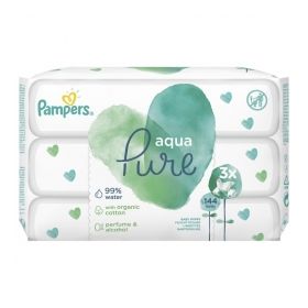 PAMPERS WIPES PURE 3X48