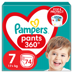 Pampers Pants Πάνα-βρακάκι Μέγεθος 7 (17kg+) - 74 Πάνες-βρακάκι