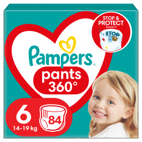 Pampers Pants Πάνα-βρακάκι Μέγεθος 6 (14kg-19kg) - 84 Πάνες-βρακάκι