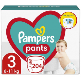 Pampers Pants Μέγεθος 3 (6kg-11kg) - 204 Πάνες-βρακάκι